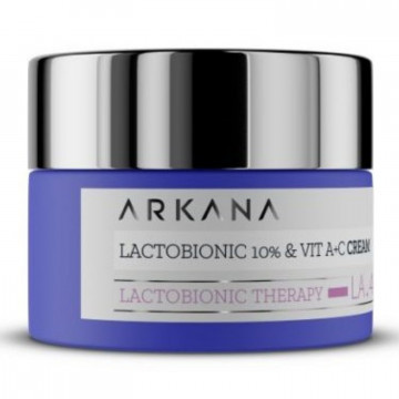 Lactobionic 10% & Vit A+C Cream – Регенерирующий крем для чувствительной кожи c лактобионовой кислотой и витаминами А и С