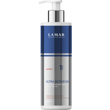 Гель для дезинкрустации лица с алоэ и мятой ULTRA ACTIVE GEL, 400 мл